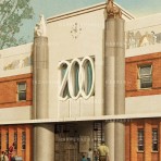 Art Print | Melbourne Zoo Entrance Parkville